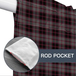 ScotsTee Shop Scottish McPherson Hunting Tartan Tie Up Valance Curtain