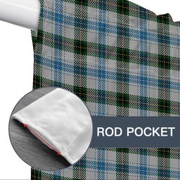 ScotsTee Shop Scottish Henderson Dress 1 Tartan Tie Up Valance Curtain