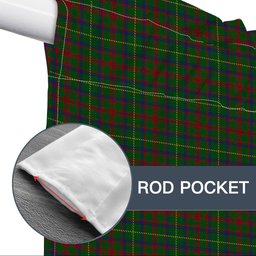 ScotsTee Shop Scottish MacKintosh Hunting Tartan Tie Up Valance Curtain