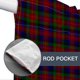 ScotsTee Shop Scottish Tennant SC Tartan Tie Up Valance Curtain