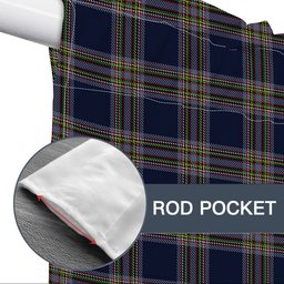 ScotsTee Shop Scottish Yorston (2014) Tartan Tie Up Valance Curtain