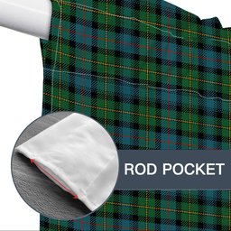 ScotsTee Shop Scottish MacLeod of Skye Ancient Tartan Tie Up Valance Curtain