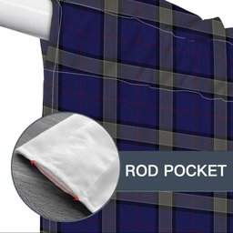 ScotsTee Shop Scottish Lloyd of Astargus Tartan Tie Up Valance Curtain