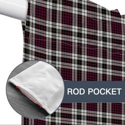 ScotsTee Shop Scottish Little Dress Modern Tartan Tie Up Valance Curtain