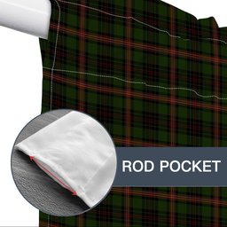 ScotsTee Shop Scottish Pilette of Kinnear Tartan Tie Up Valance Curtain
