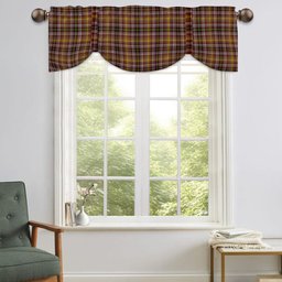 ScotsTee Shop Scottish McKay of Strathnaver Ancient Tartan Tie Up Valance Curtain