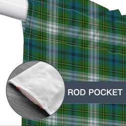 ScotsTee Shop Scottish Johnston Dress Ancient Tartan Tie Up Valance Curtain