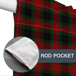 ScotsTee Shop Scottish Skene of Cromar Tartan Tie Up Valance Curtain