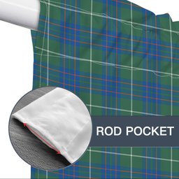 ScotsTee Shop Scottish MacIntyre Hunting Ancient Tartan Tie Up Valance Curtain