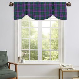 ScotsTee Shop Scottish Wardlaw Ancient Tartan Tie Up Valance Curtain