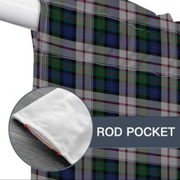 ScotsTee Shop Scottish Lauder Dress Tartan Tie Up Valance Curtain