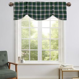 ScotsTee Shop Scottish Malcolm Dress Ancient Tartan Tie Up Valance Curtain