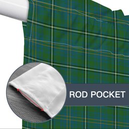 ScotsTee Shop Scottish Hay Hunting Ancient Tartan Tie Up Valance Curtain