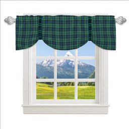 ScotsTee Shop Scottish MacNeill of Colonsay Ancient Tartan Tie Up Valance Curtain