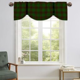ScotsTee Shop Scottish MacAlister of Glenbarr Hunting Tartan Tie Up Valance Curtain
