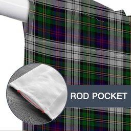 ScotsTee Shop Scottish MacCallum Dress - TD Tartan Tie Up Valance Curtain