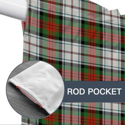 ScotsTee Shop Scottish McDuff Dress Ancient Tartan Tie Up Valance Curtain