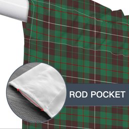 ScotsTee Shop Scottish MacKinnon Hunting Ancient Tartan Tie Up Valance Curtain