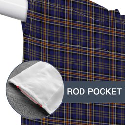 ScotsTee Shop Scottish Ruxton Dress Tartan Tie Up Valance Curtain