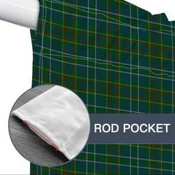 ScotsTee Shop Scottish Harkness Hunting Tartan Tie Up Valance Curtain