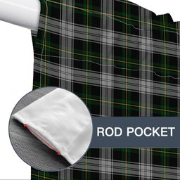 ScotsTee Shop Scottish Gordon Dress MacGregor-Hastie Tartan Tie Up Valance Curtain