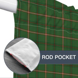 ScotsTee Shop Scottish Strachan Hunting Ancient Tartan Tie Up Valance Curtain