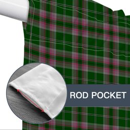 ScotsTee Shop Scottish Gray Hunting SC Tartan Tie Up Valance Curtain