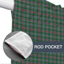 ScotsTee Shop Scottish Spens Fragment Ancient Clan Tartan Tie Up Valance Curtain