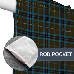 ScotsTee Shop Scottish Thompson Hunting Tartan Tie Up Valance Curtain