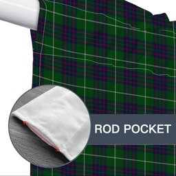 ScotsTee Shop Scottish McIntyre Hunting Tartan Tie Up Valance Curtain