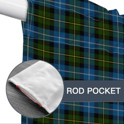 ScotsTee Shop Scottish MacNeil of Barra Tartan Tie Up Valance Curtain