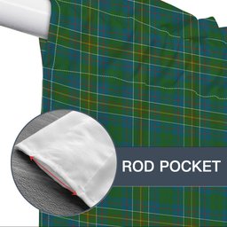 ScotsTee Shop Scottish Hunter of Hunterston Ancient Tartan Tie Up Valance Curtain