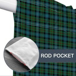ScotsTee Shop Scottish Robertson Hunting Ancient Clan Tartan Tie Up Valance Curtain