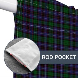 ScotsTee Shop Scottish Hunter of Peebleshire Tartan Tie Up Valance Curtain