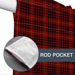 ScotsTee Shop Scottish MacDonald of Ardnamurchan Tartan Tie Up Valance Curtain