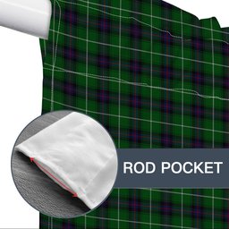 ScotsTee Shop Scottish McDonald of The Isles Tartan Tie Up Valance Curtain