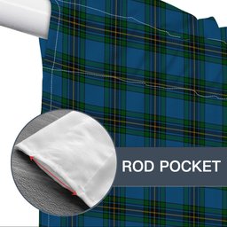 ScotsTee Shop Scottish Murray of Elibank Tartan Tie Up Valance Curtain