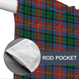ScotsTee Shop Scottish Rattray of Lude Ancient Tartan Tie Up Valance Curtain
