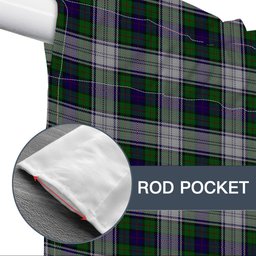 ScotsTee Shop Scottish Murray of Atholl Dress Tartan Tie Up Valance Curtain