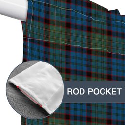 ScotsTee Shop Scottish McNeacail Hunting Tartan Tie Up Valance Curtain