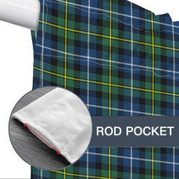 ScotsTee Shop Scottish McNeil of Barra Ancient Tartan Tie Up Valance Curtain
