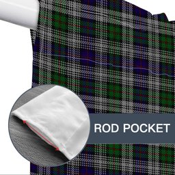 ScotsTee Shop Scottish MacKinlay Dress Tartan Tie Up Valance Curtain
