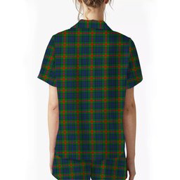 ScotsTee Shop Scottish Aiton SC Women's Short Sleeve Short Set Tartan Pyjama Set