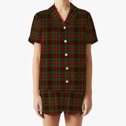 ScotsTee Shop Scottish Ainslie 2 Women's Short Sleeve Short Set Tartan Pyjama Set