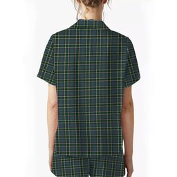 ScotsTee Shop Scottish Bahamas Women's Short Sleeve Short Set Tartan Pyjama Set