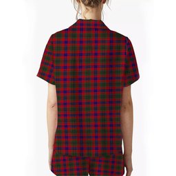 ScotsTee Shop Scottish Abernethy Colerain, USA Women's Short Sleeve Short Set Tartan Pyjama Set
