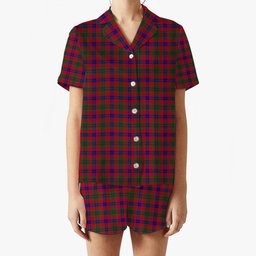 ScotsTee Shop Scottish Abernethy Colerain, USA Women's Short Sleeve Short Set Tartan Pyjama Set