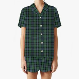 ScotsTee Shop Scottish Arbuthnott - TD Women's Short Sleeve Short Set Tartan Pyjama Set