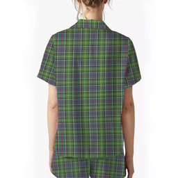 ScotsTee Shop Scottish Ayrshire District Women's Short Sleeve Short Set Tartan Pyjama Set