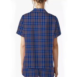 ScotsTee Shop Scottish Alexander of Menstry Ancient Women's Short Sleeve Short Set Tartan Pyjama Set